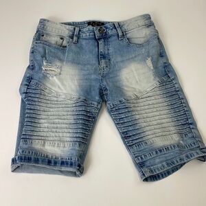 WT02 Bermuda distressed shorts SZ 30